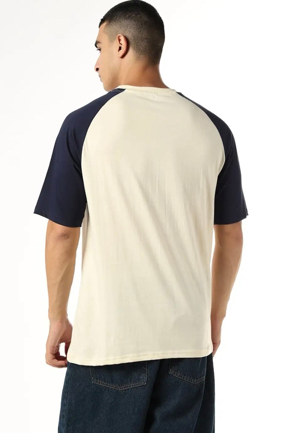 BUDA JEANS CO Colourblock Loose Fit Crew-Neck T-Shirt