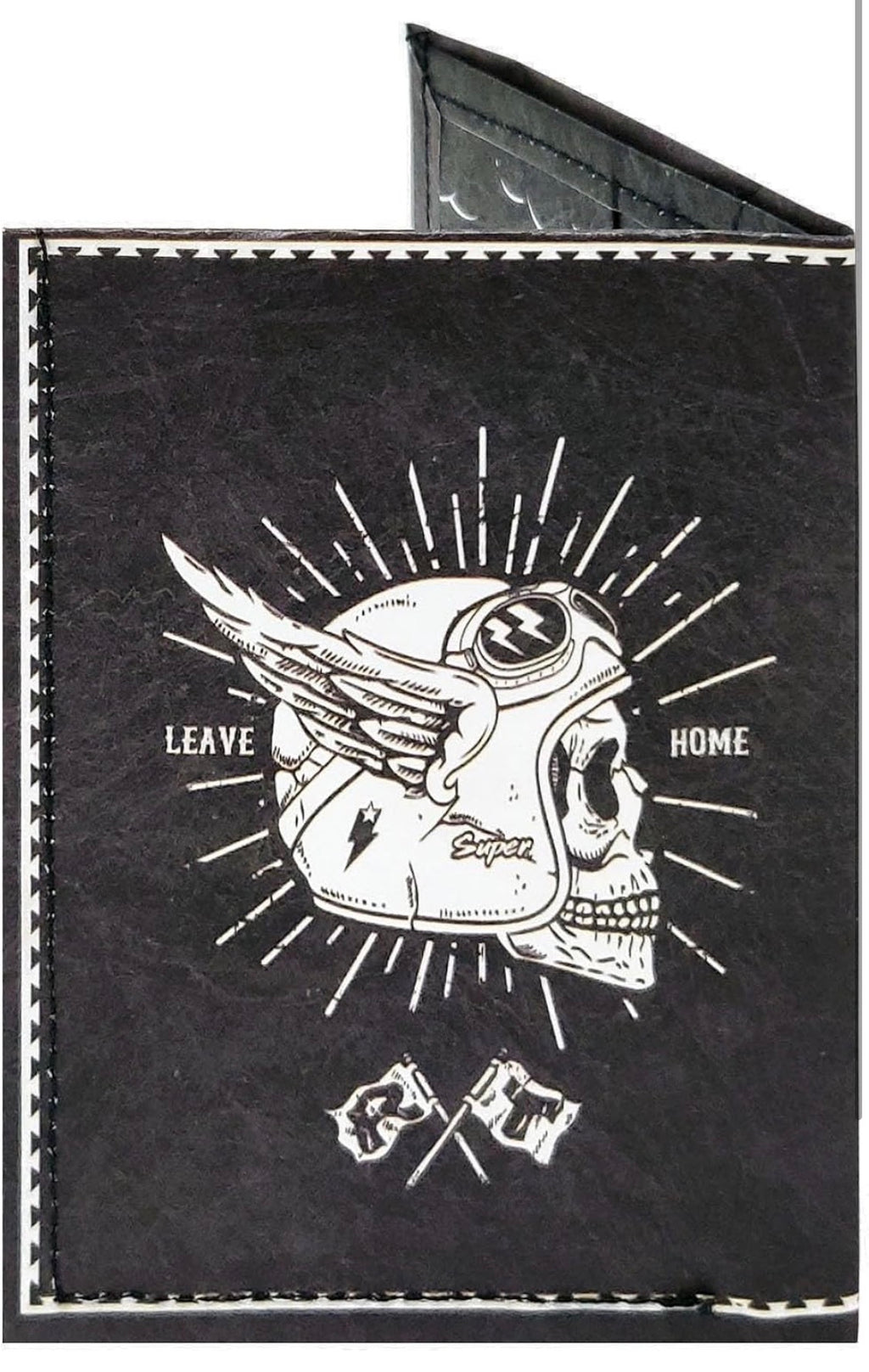 Supervek Royal Trip Enfield Biker Paper Slim Wallet for Men