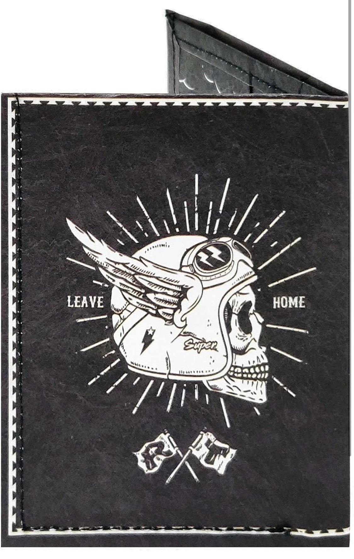 Supervek Royal Trip Enfield Biker Paper Slim Wallet for Men