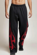 Red Flame Unisex Flame Graphic Lower