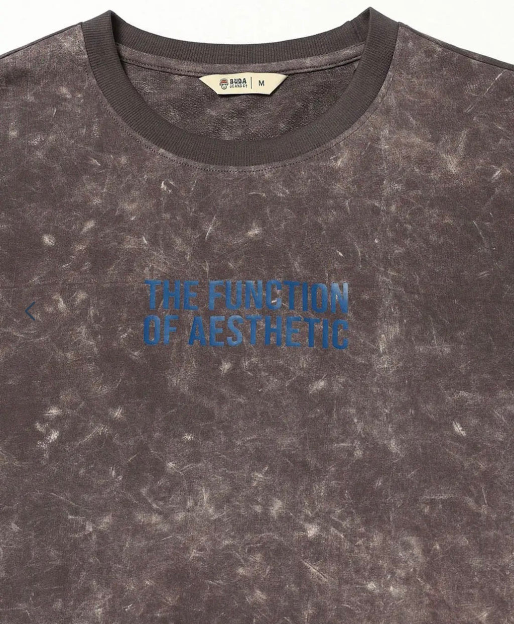 BUDA JEANS CO Typographic Print Loose Fit Crew-Neck T-Shirt