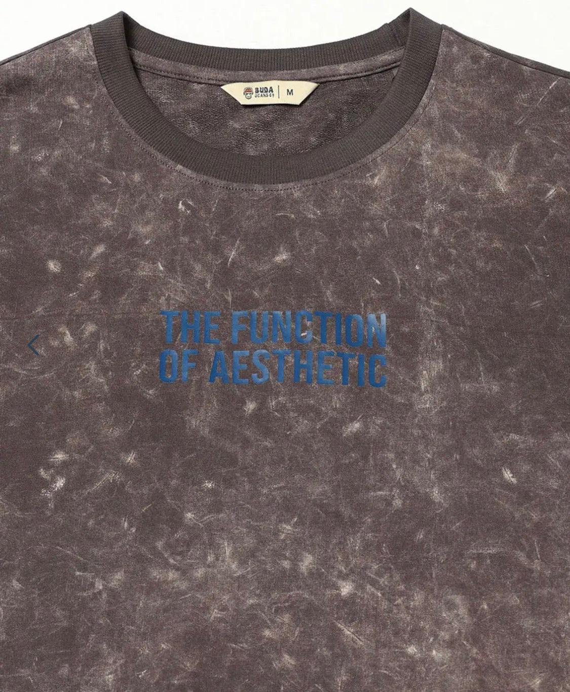 BUDA JEANS CO Typographic Print Loose Fit Crew-Neck T-Shirt