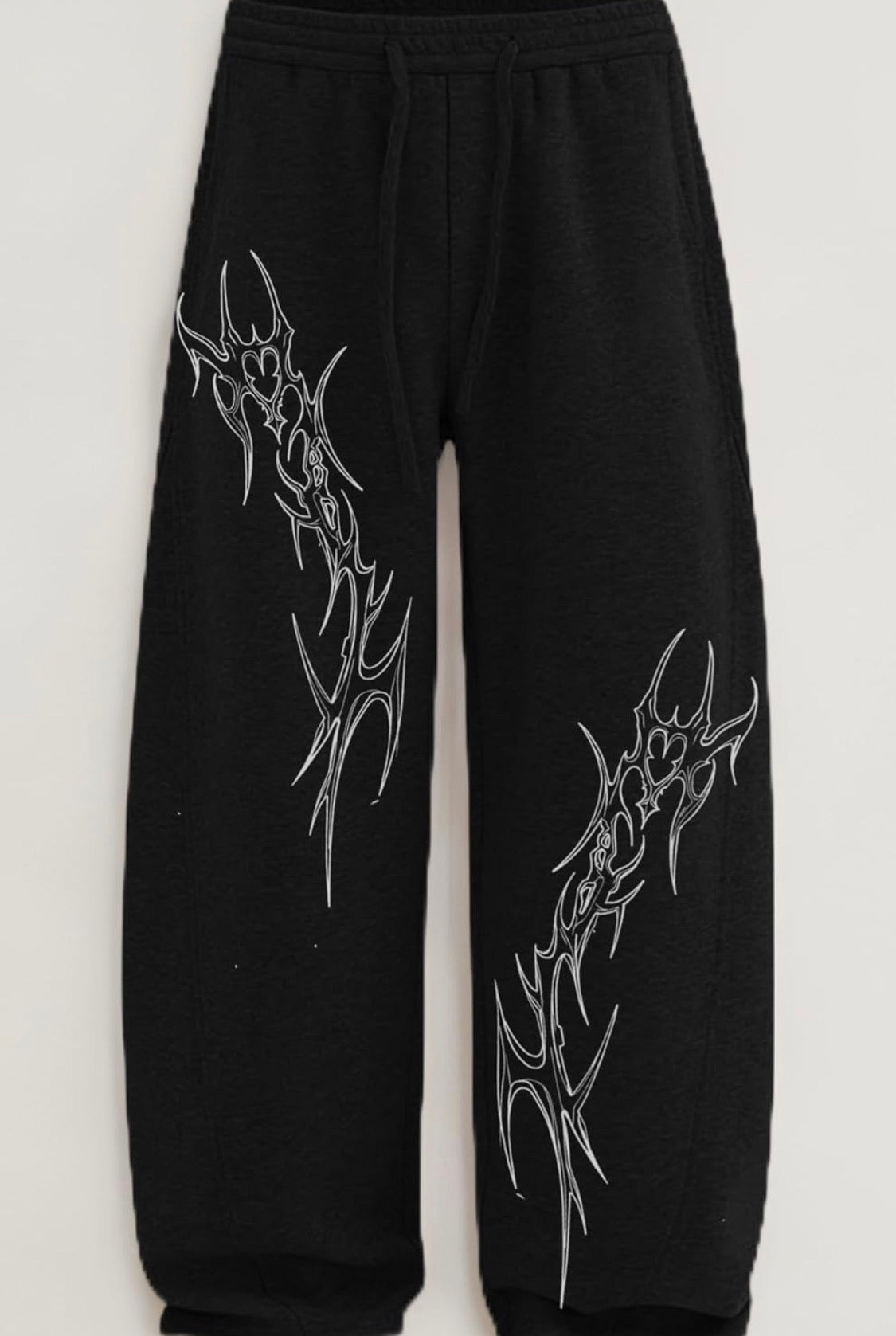 Aesthetic Gothic Wide Leg Pants for Men