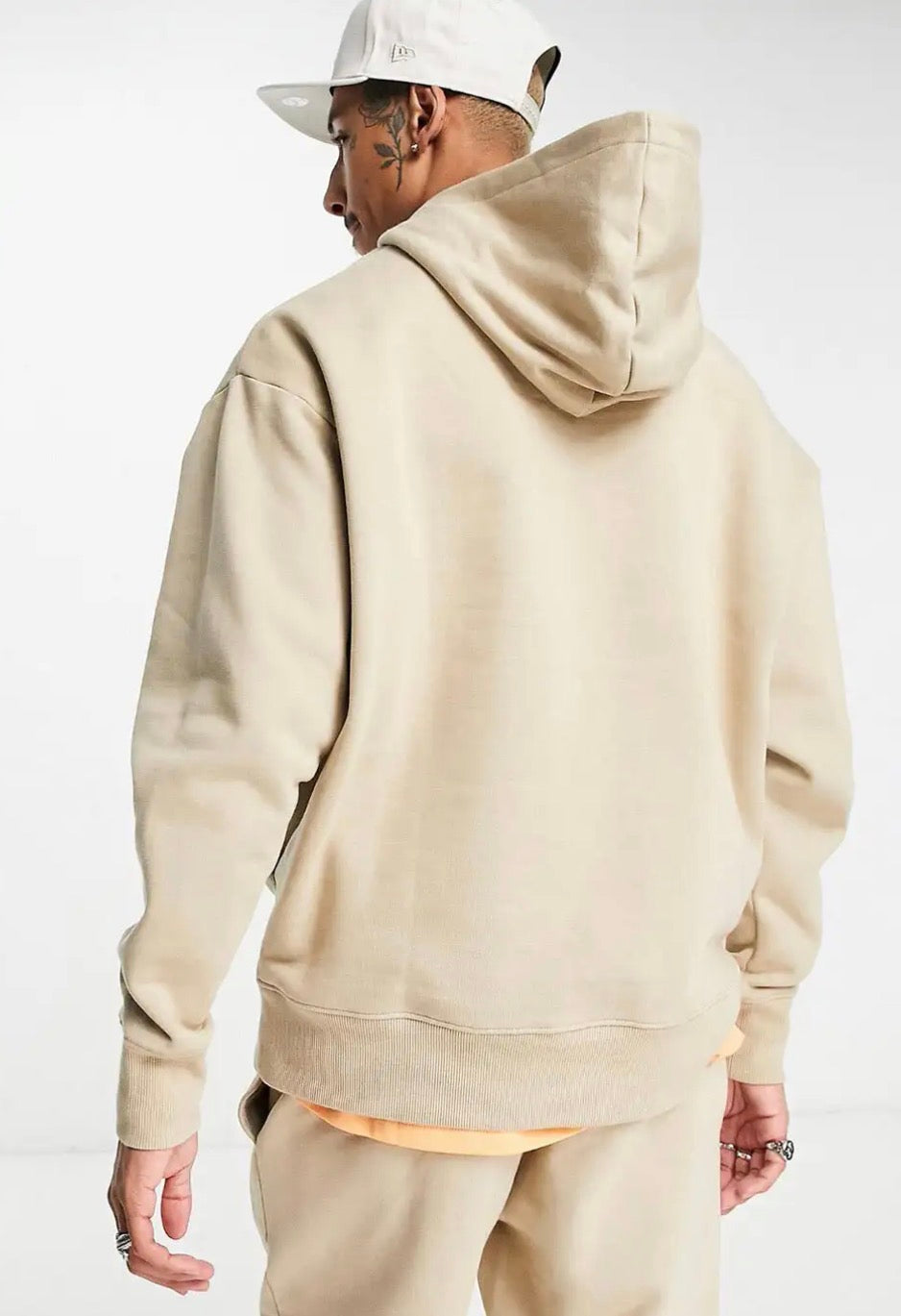 BE SAVAGE Men Typographic Print Loose Fit Hoodie