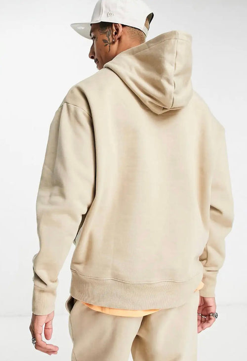 BE SAVAGE Men Typographic Print Loose Fit Hoodie