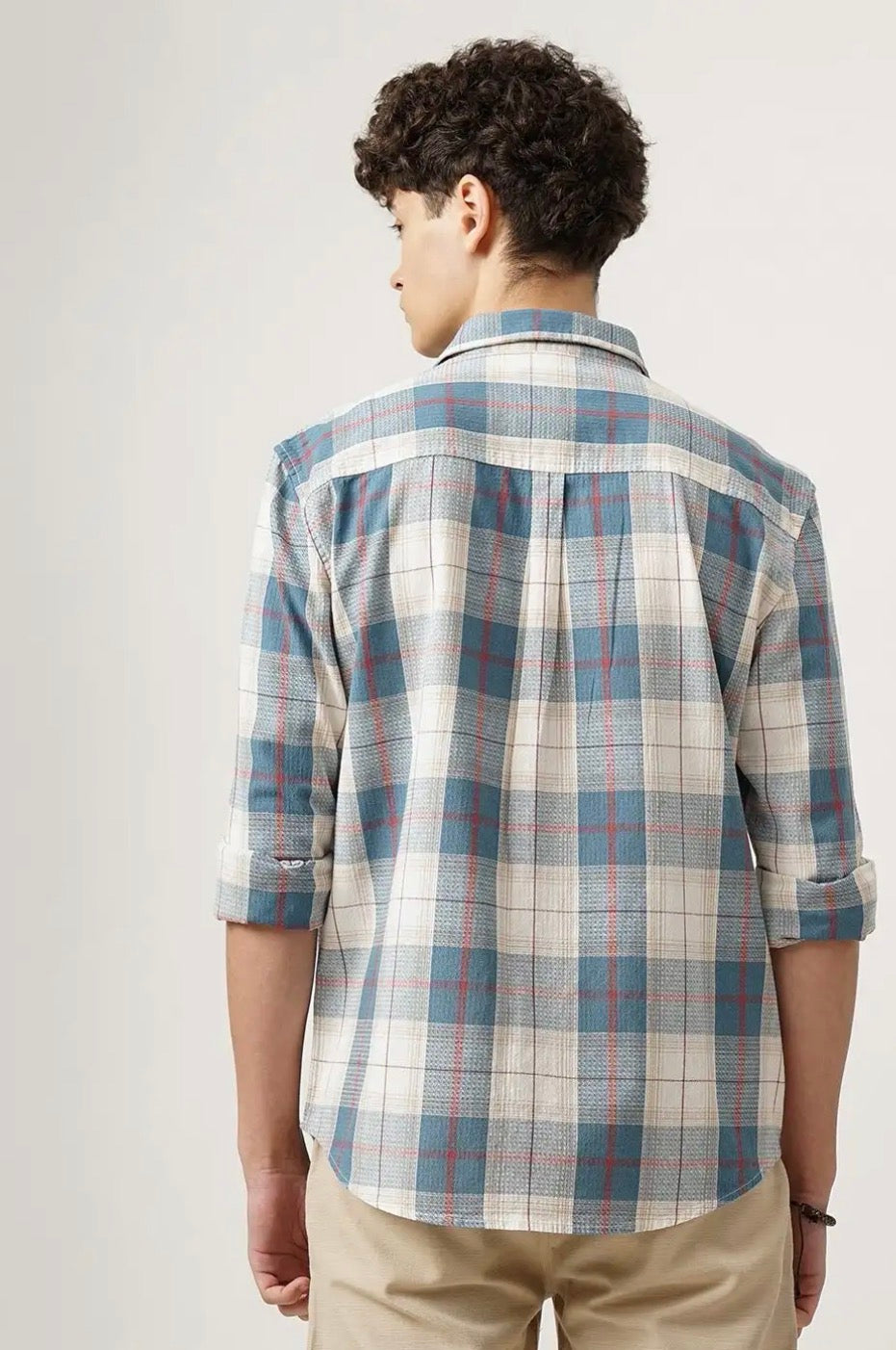 BRITISH CLUB Men Oxford Checks Regular Fit Shirt