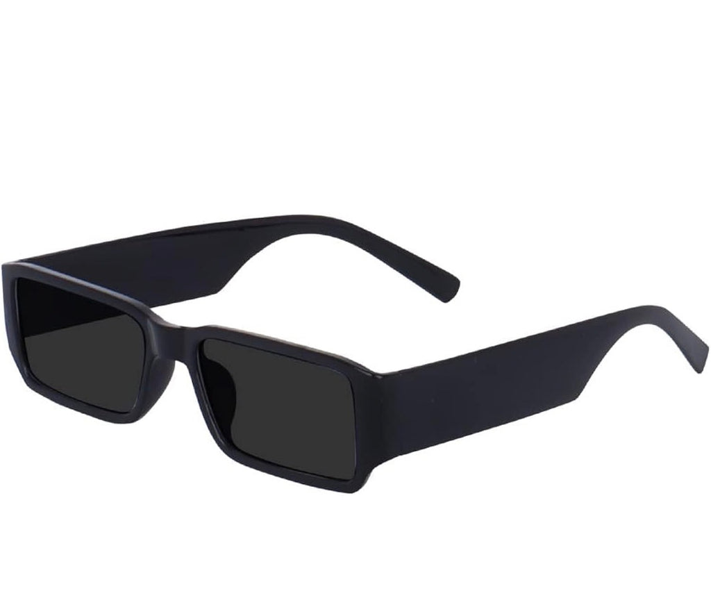 IFLASH Mc Stan Rectangular Retro Vintage Narrow UV Protection Sunglasses for Men and Women
