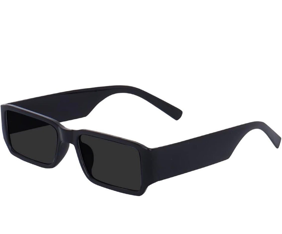 IFLASH Mc Stan Rectangular Retro Vintage Narrow UV Protection Sunglasses for Men and Women