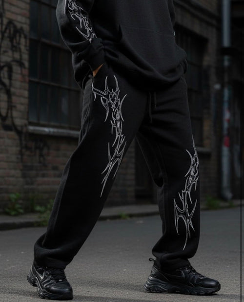 Aesthetic Gothic Wide Leg Pants for Men