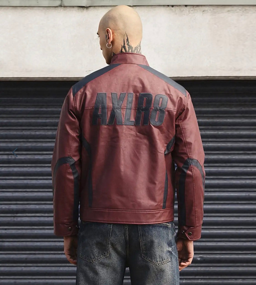 SNITCH Men Zip-Front Oversized Fit Jacket