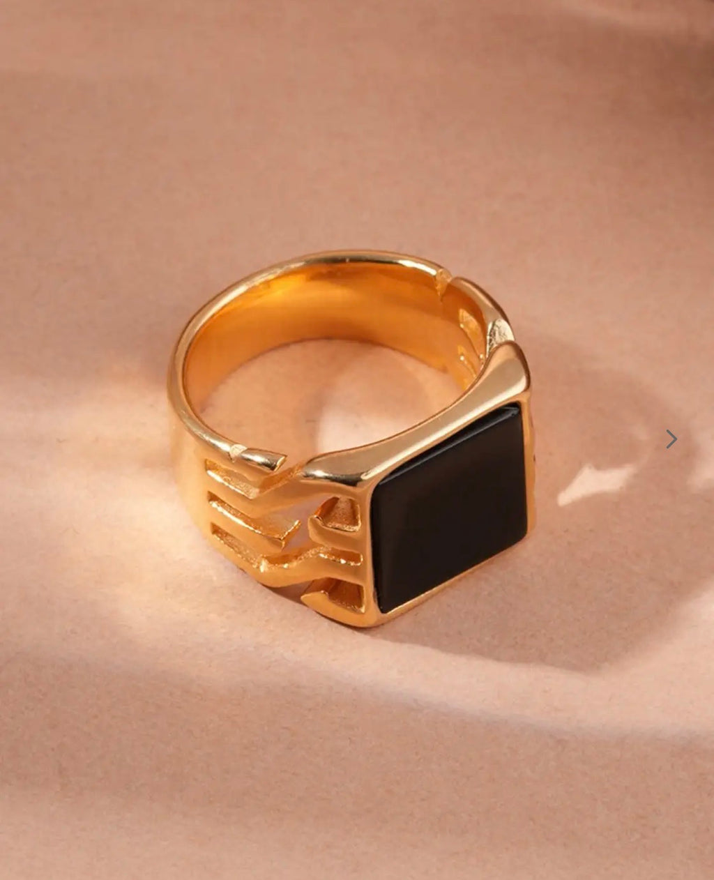 PALMONAS Men Square Rings
