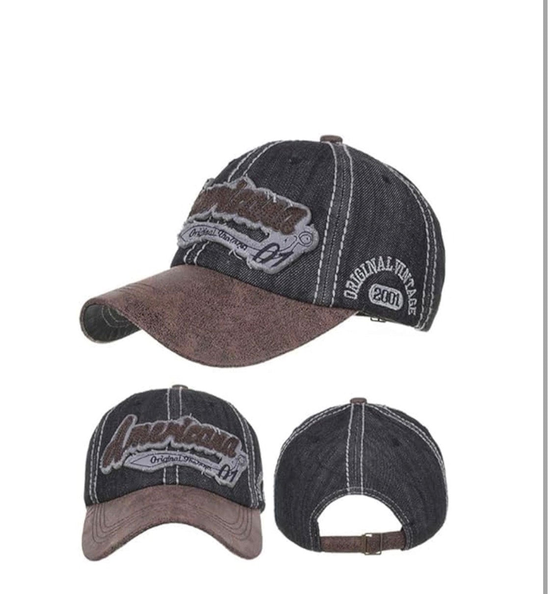 Handcuffs Denim Stylish Cap for Men Women Baseball Caps Adjustable Free Size Hat