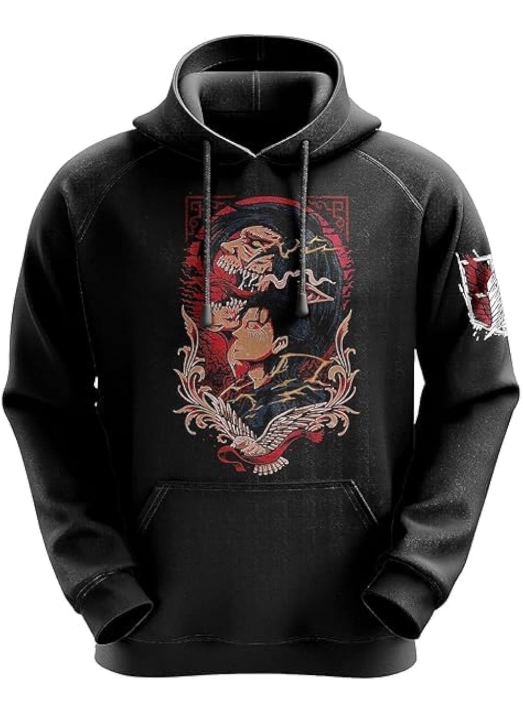 Fuda Eren Yeager X Freedom Cotton Anime Printed Hoodies