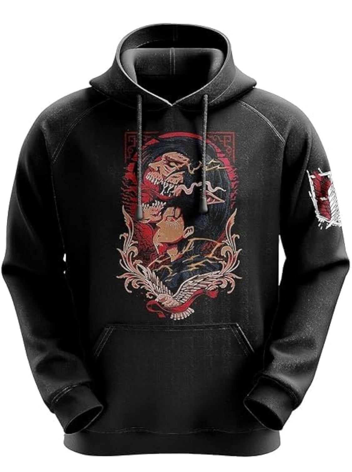 Fuda Eren Yeager X Freedom Cotton Anime Printed Hoodies
