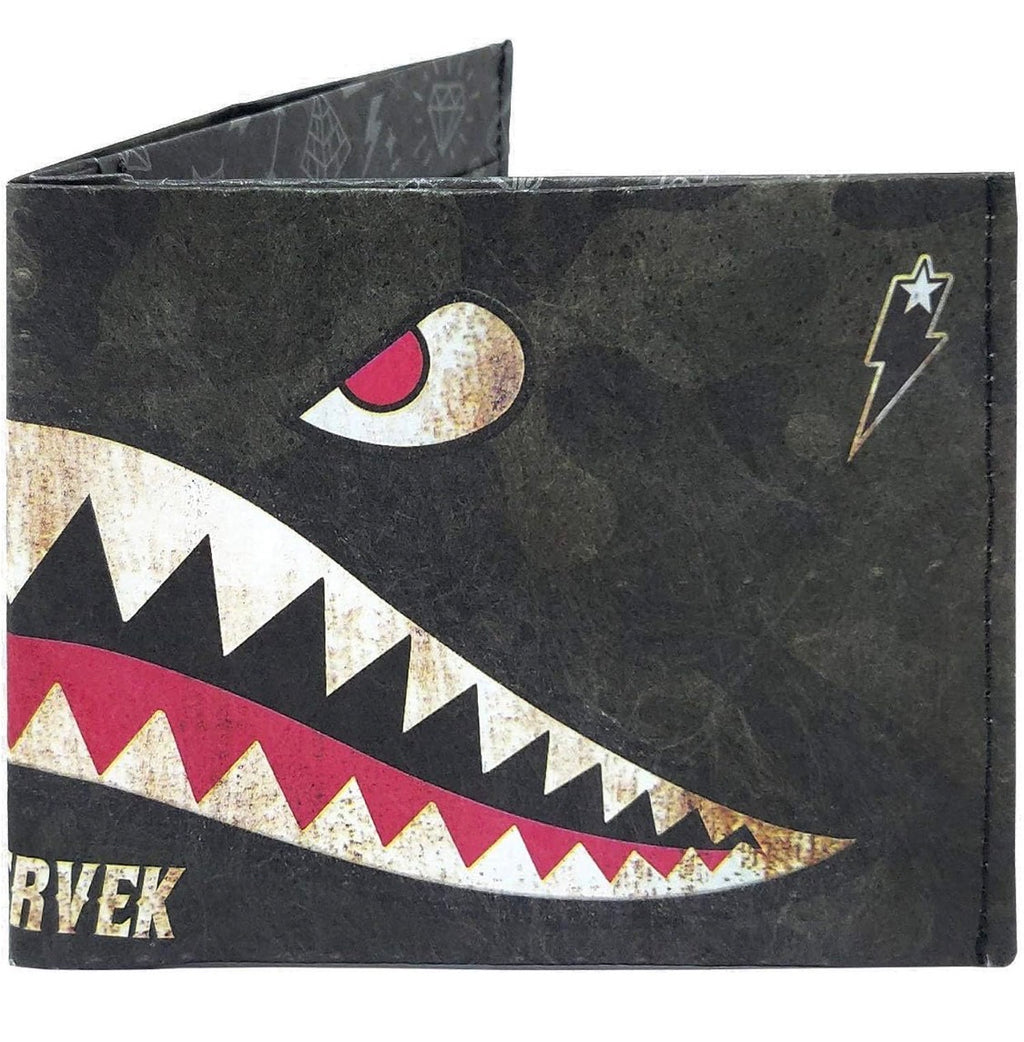 Supervek Bape Shark Stitched Paper Wallet