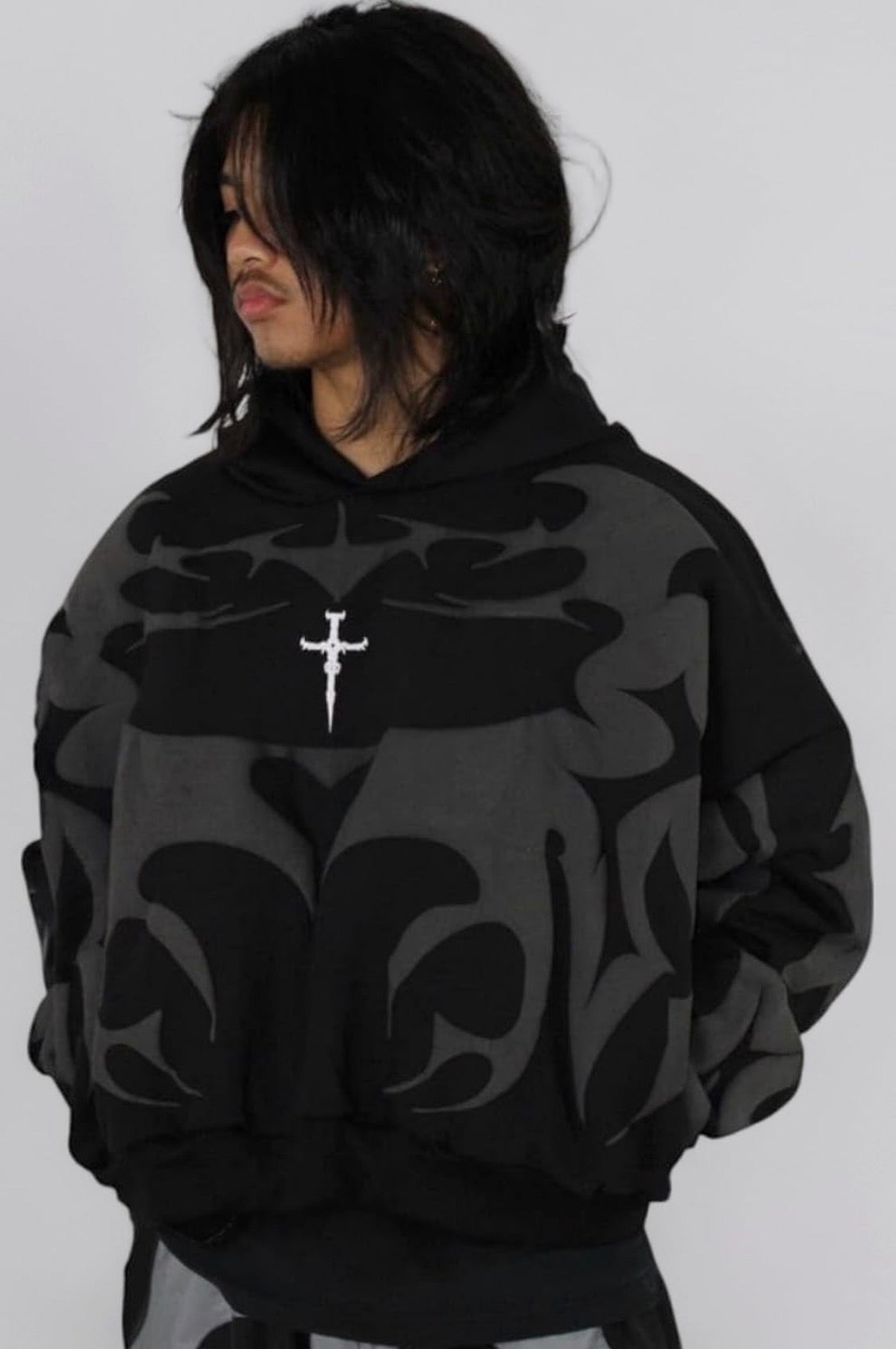 Styleverse Tribal Shadow Delta Hoodie