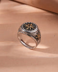 PALMONAS Men Anti-Tarnish Band Ring