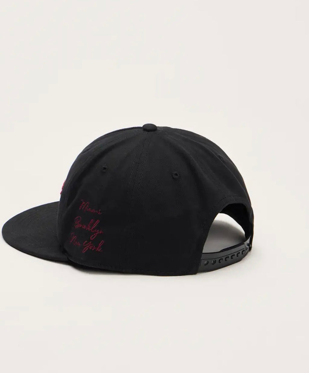 THE BEAR HOUSE Men Trendy Streetwear Chenille Patch Snapback Baseball Cap