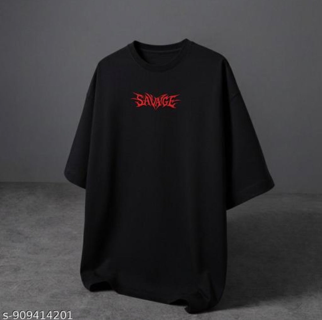 Black Trendy Cotton T-Shirt For Men and Boys