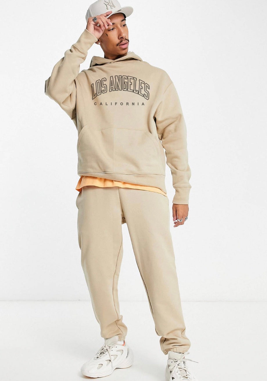 BE SAVAGE Men Typographic Print Loose Fit Hoodie