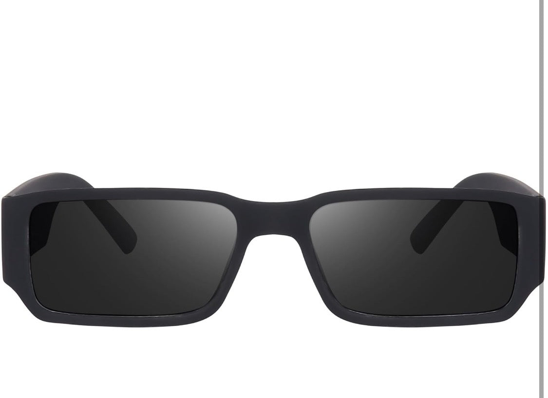 IFLASH Mc Stan Rectangular Retro Vintage Narrow UV Protection Sunglasses for Men and Women