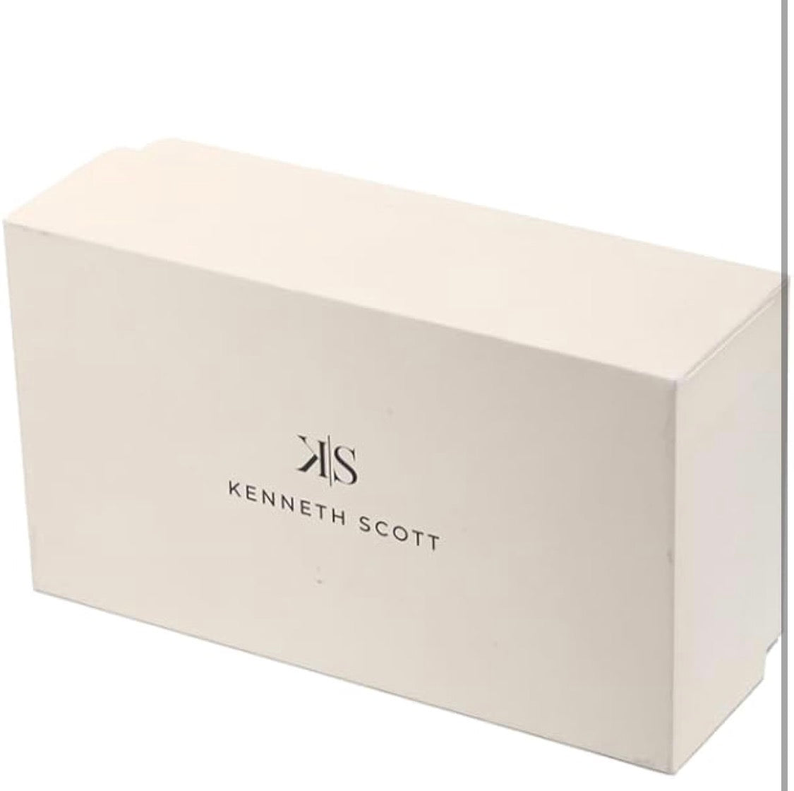 Kenneth Scott Gents's Watch, Multi Function Display and Silicone Strap Strap - K25103-ZSWI, White
