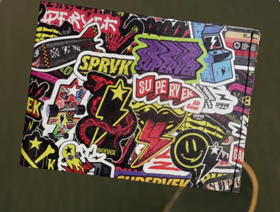 Supervek Sticker Paper Slim Wallet