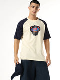 BUDA JEANS CO Colourblock Loose Fit Crew-Neck T-Shirt