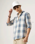 BRITISH CLUB Men Oxford Checks Regular Fit Shirt