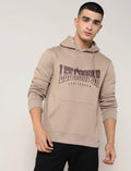 LEE COOPER Men Brand Embroidered Relaxed Fit Hoodie