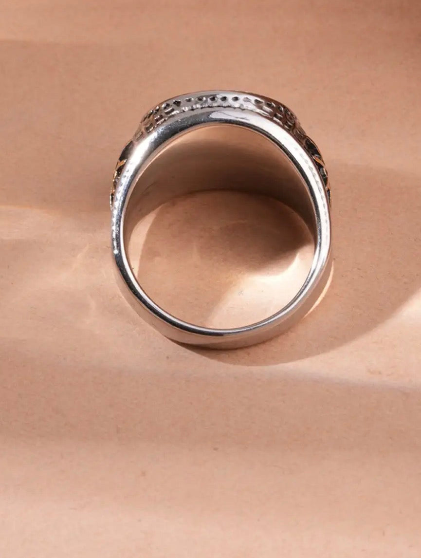 PALMONAS Men Anti-Tarnish Band Ring