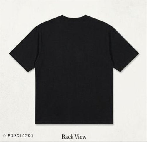 Black Trendy Cotton T-Shirt For Men and Boys