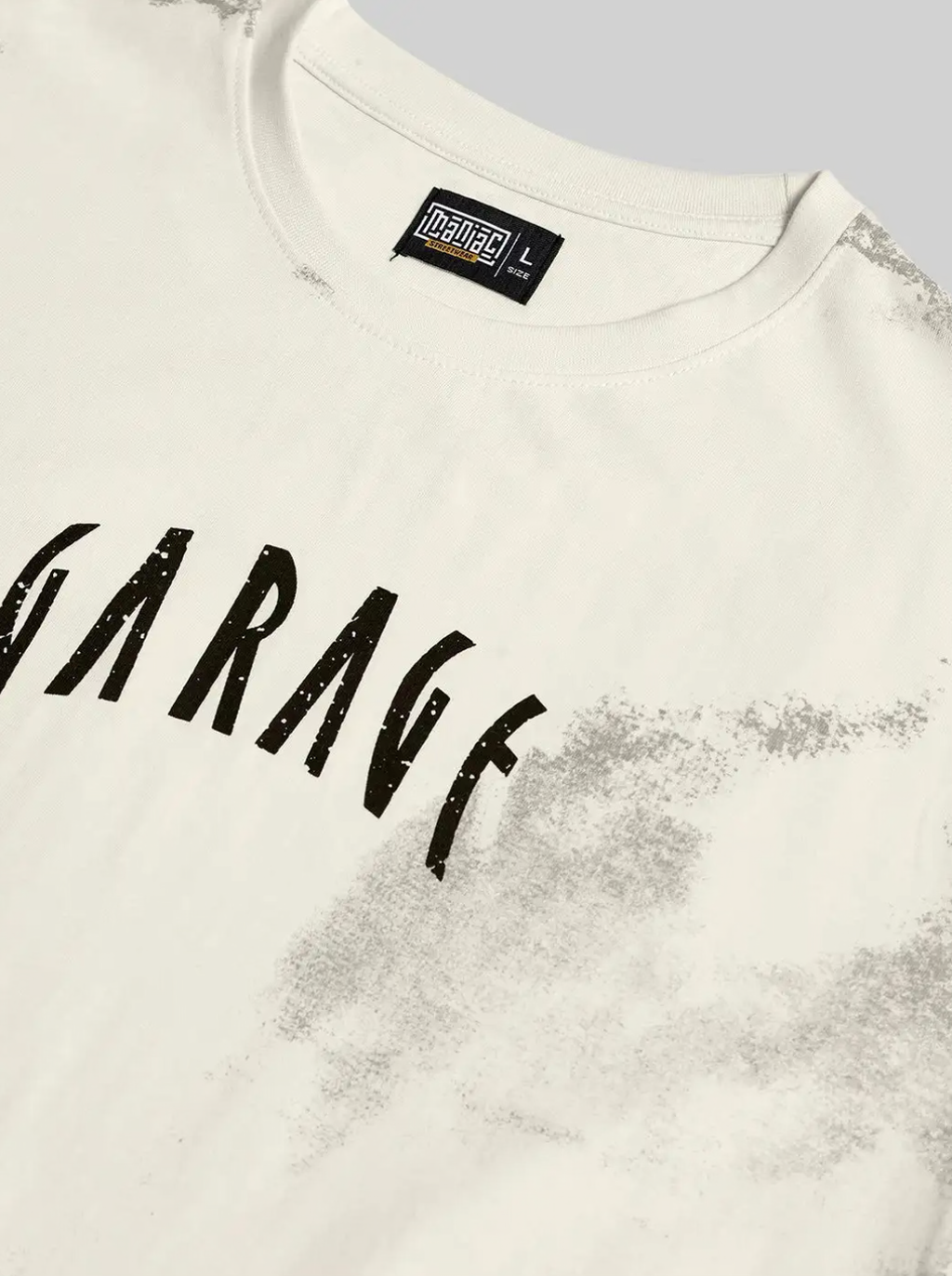 CRAZYMONK Men Printed Oversized Fit Crew-Neck T-Shirt