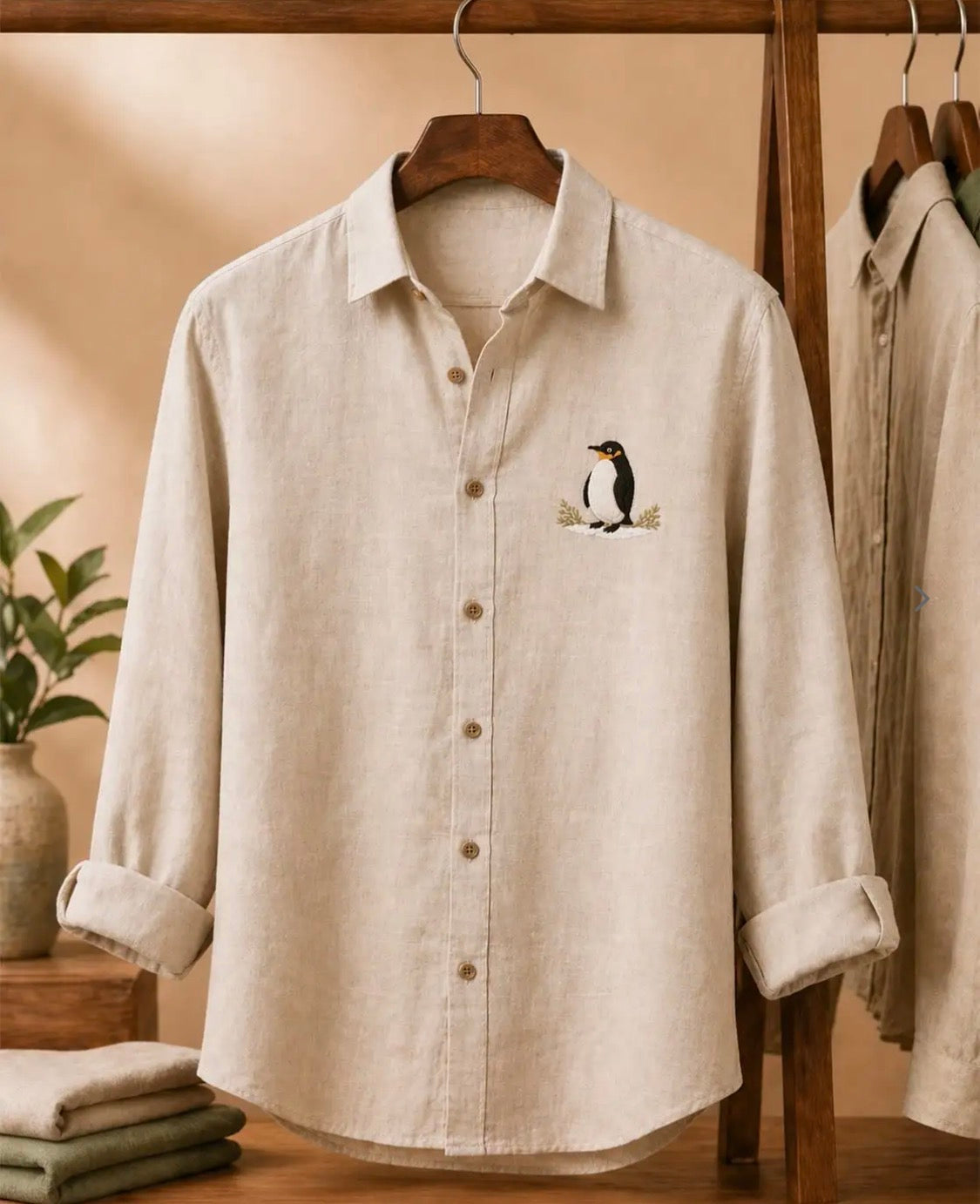 BUDA JEANS CO Men Embroidered Regular Fit Shirt with Spread Collar