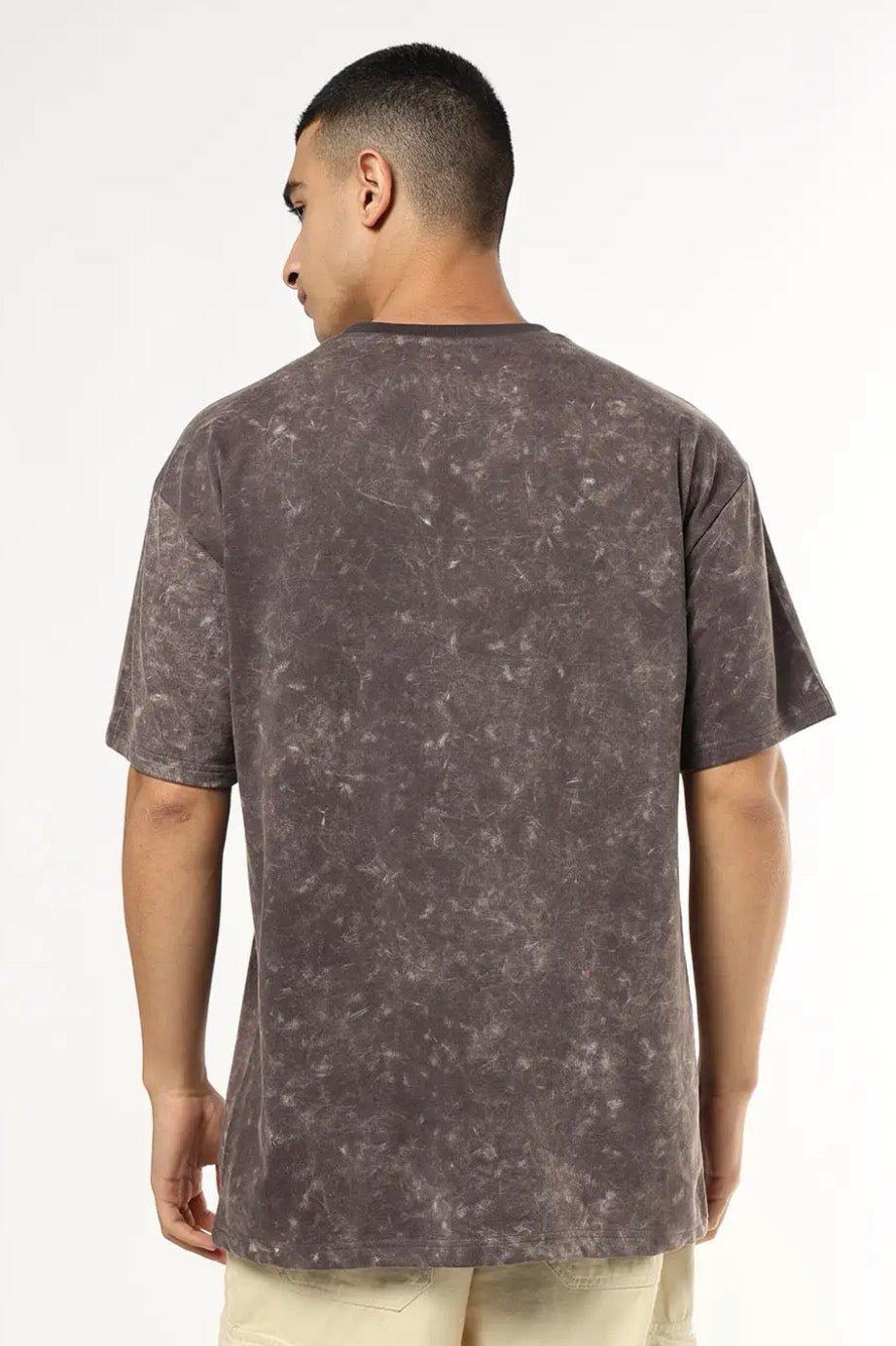 BUDA JEANS CO Typographic Print Loose Fit Crew-Neck T-Shirt