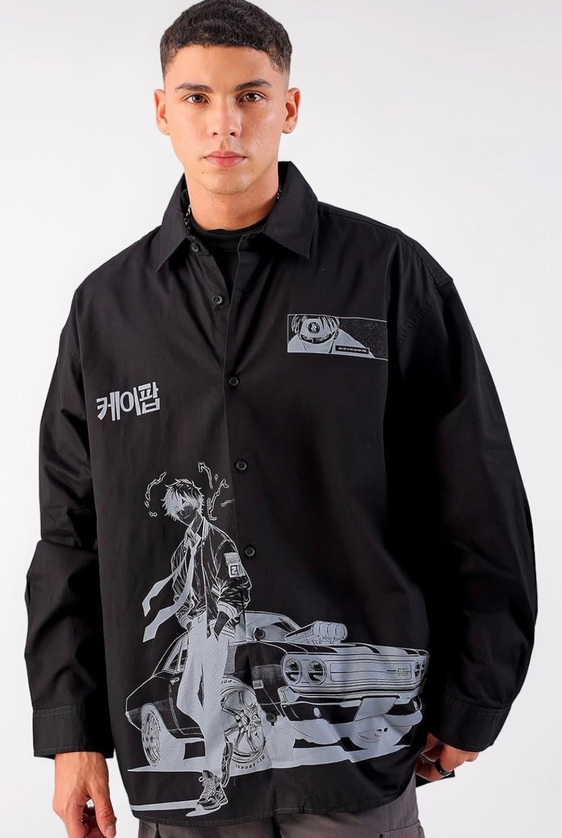 The Indian Garage Co Men Oversized Shirt
