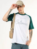 BUDA JEANS CO Typographic Print Loose Fit Crew-Neck T-Shirt