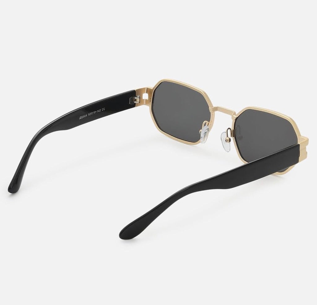 SIYU Vintage Vibe Black Polarized Sunglasses for Men & Women