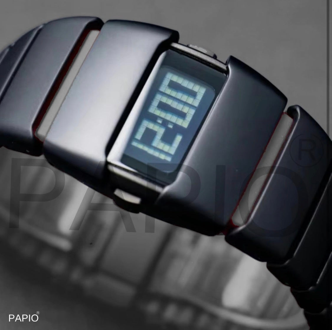 PAPIO® Digital Watch with Night Light Function, Pixel Display, Unisex Watch for Men, Boy, Women