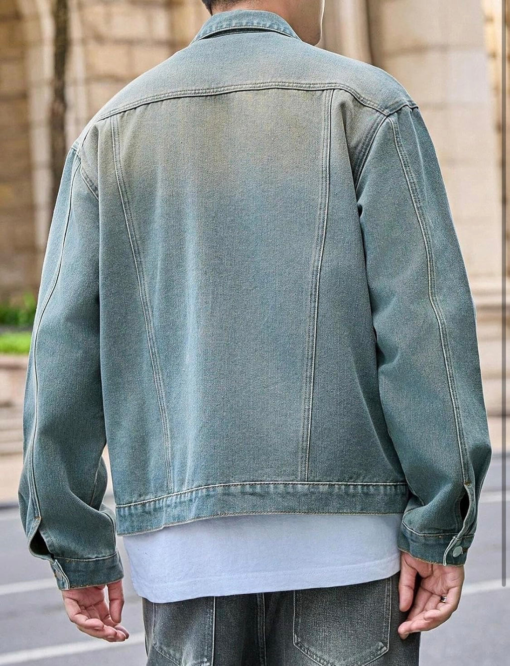 GRECIILOOKS Men’s Denim Jacket