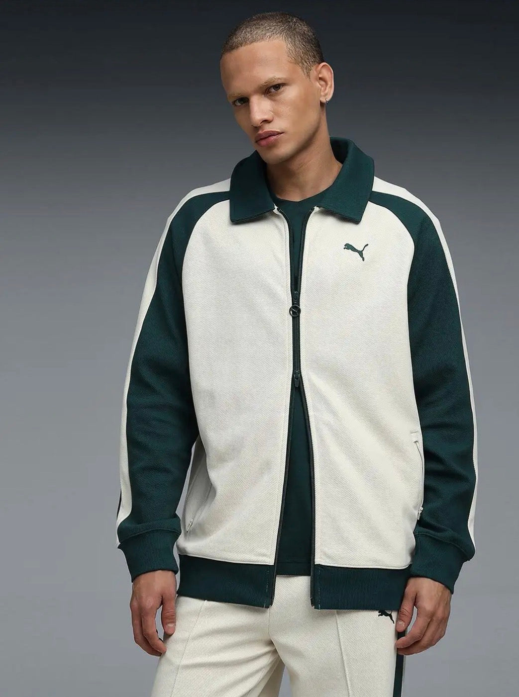 PUMA T7 Relaxed Wing Collar Track Jacket
