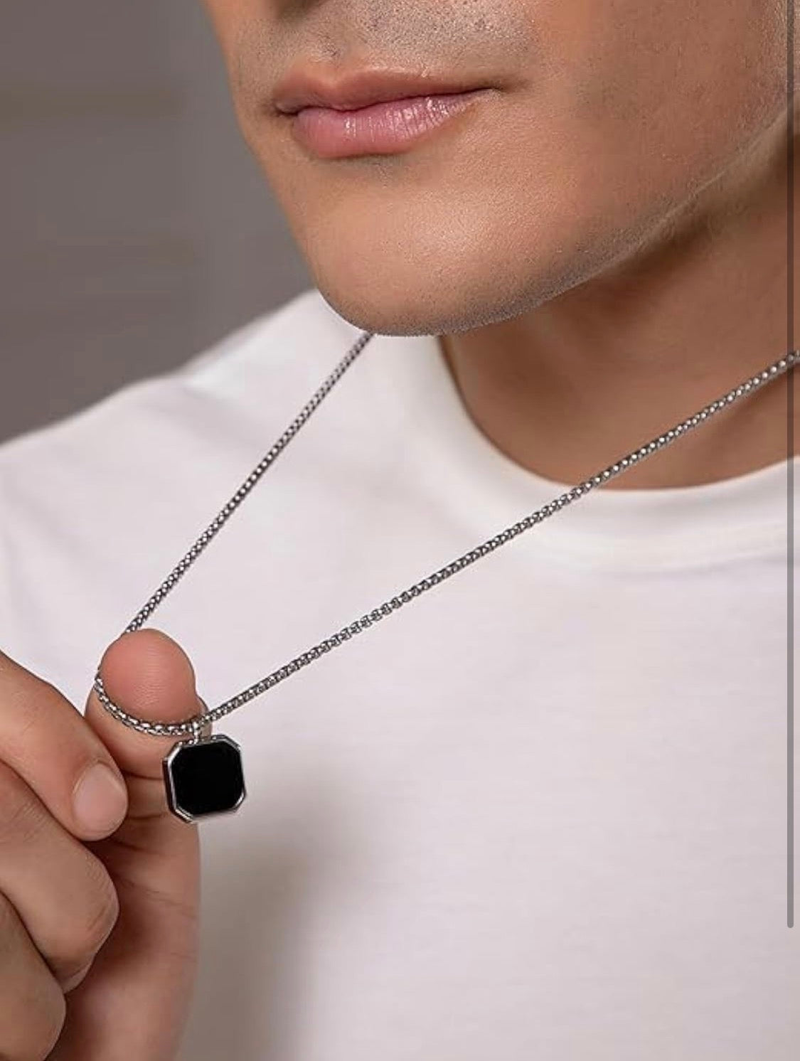 Anti Tarnish Stainless Steel Pendant Necklace