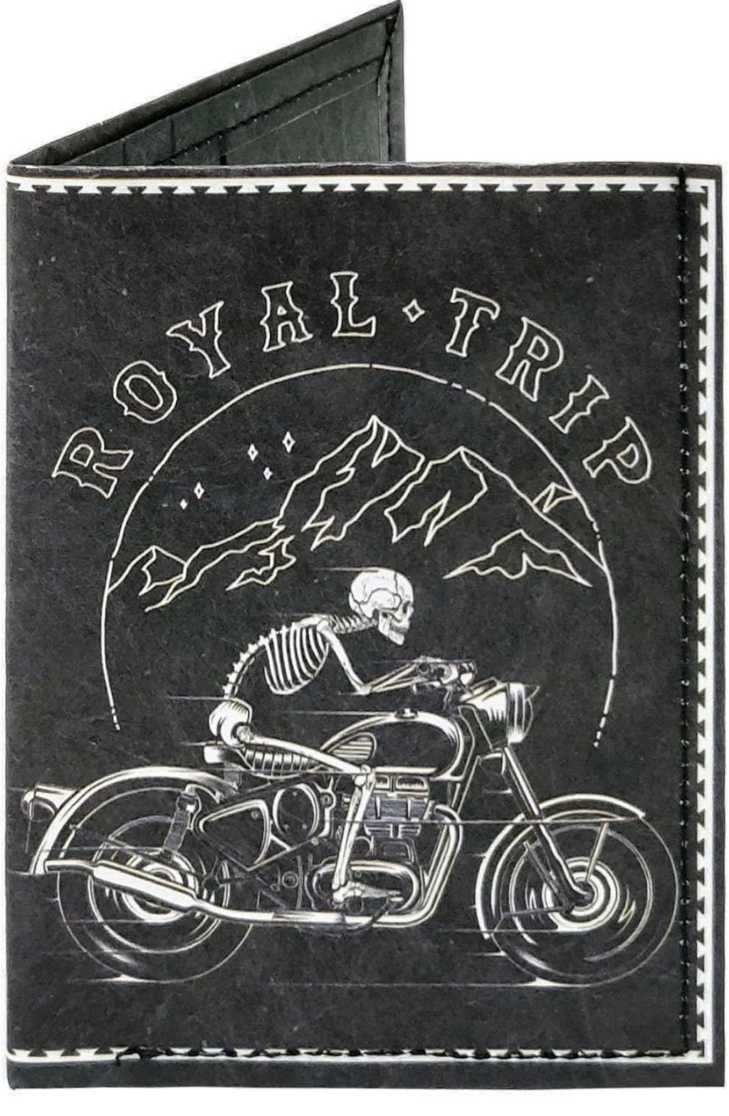 Supervek Royal Trip Enfield Biker Paper Slim Wallet for Men