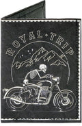 Supervek Royal Trip Enfield Biker Paper Slim Wallet for Men